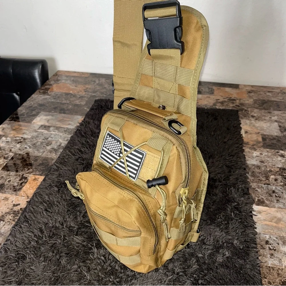 Tactical Gear Shoulder Bag Multi-Use Crossbody for Phone, Tools, Everyday Carry”